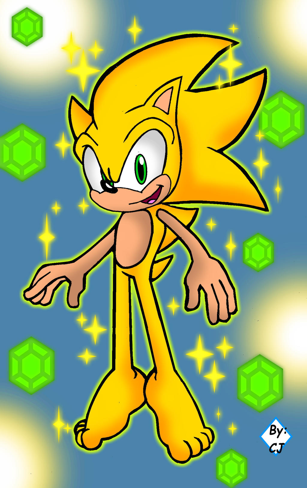 Super Sonic and Super Tails by ShadowLifeman on DeviantArt