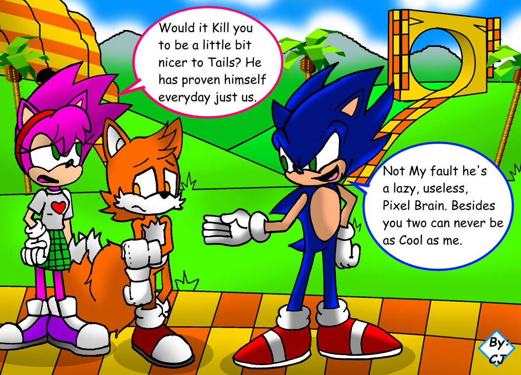 sonichedgeblog: “Sonic speed turns him blue Fleetway's 'Sonic The