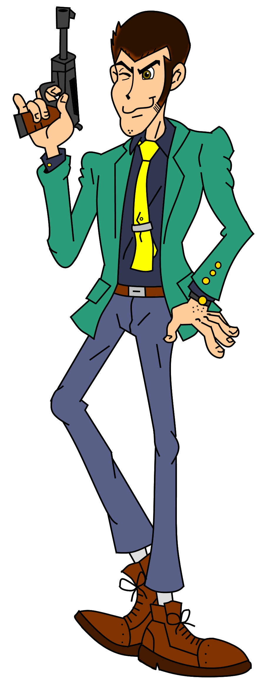Lupin the Third Anime: Green Jacket by FrostTheHobidon on DeviantArt