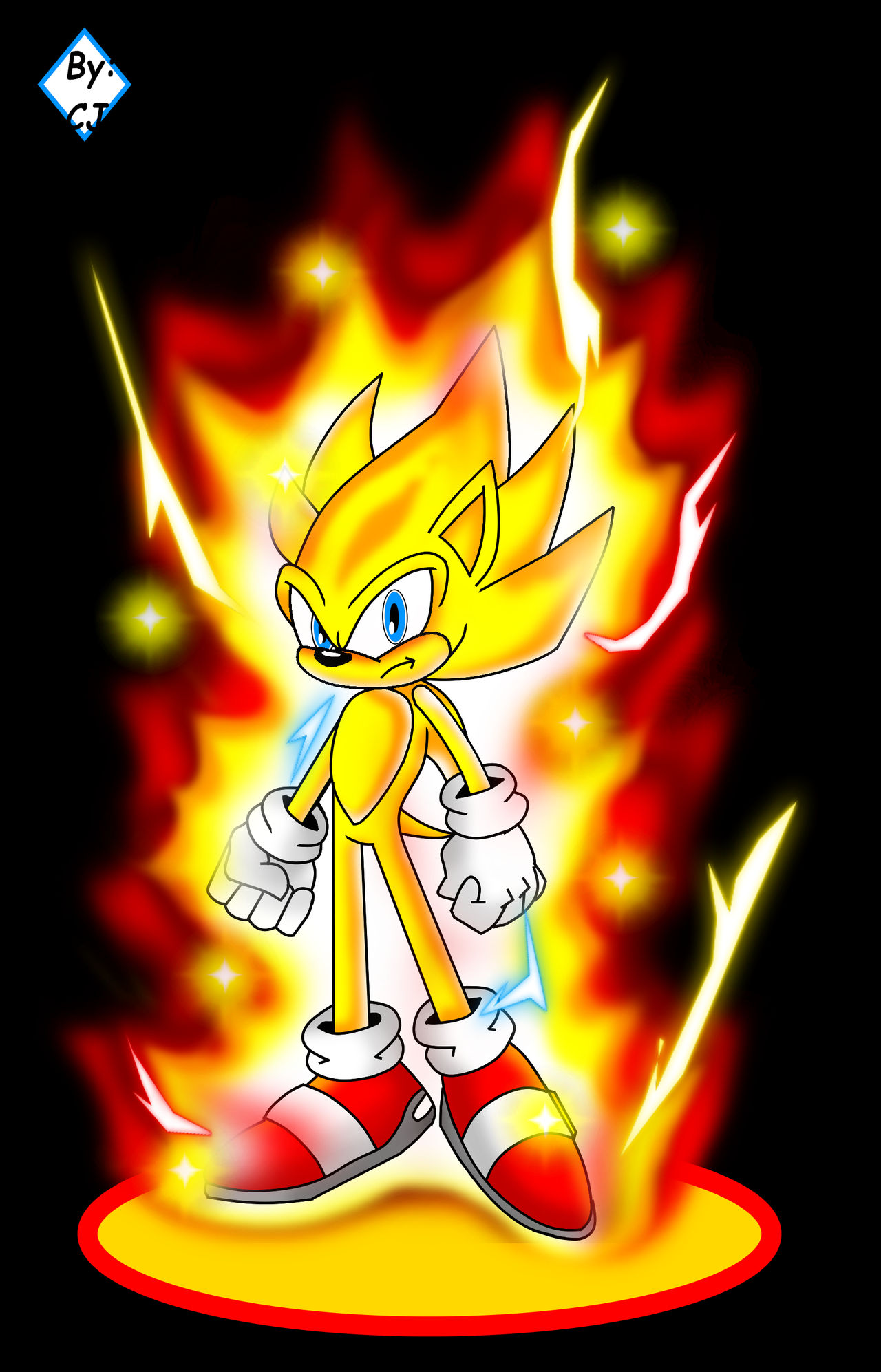 Sonic Frontiers: Super Sonic 2 by FrostTheHobidon on DeviantArt
