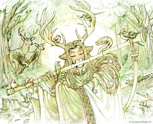 Drawing of Cernunnos II