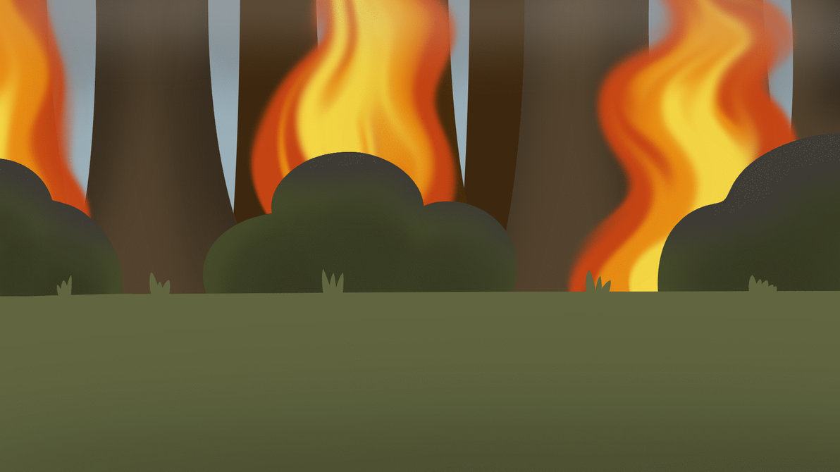 Forest Fire (GIF) by FloweryFruitFangs on DeviantArt
