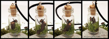 Woodland butterfly vial