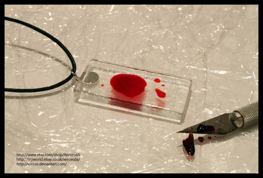 Dexter Blood Slide Pendant