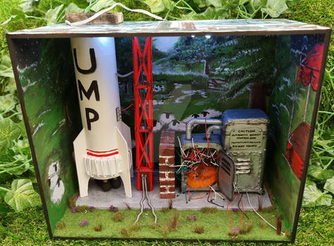 The Church Mice and the Moon book nook diorama