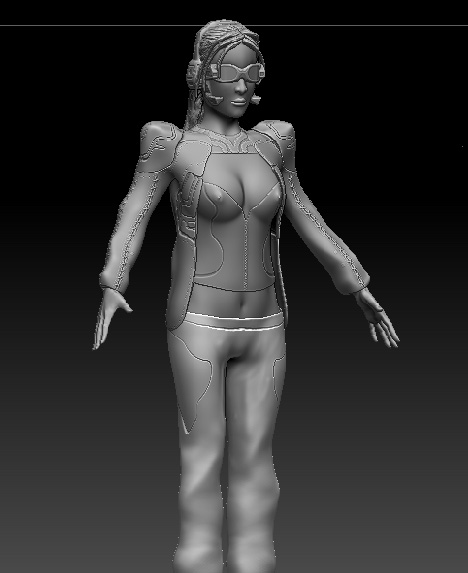 WIP Sci Fi Girl2