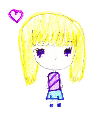Chibi Girl Short Blonde Hair By Livy111 On Deviantart