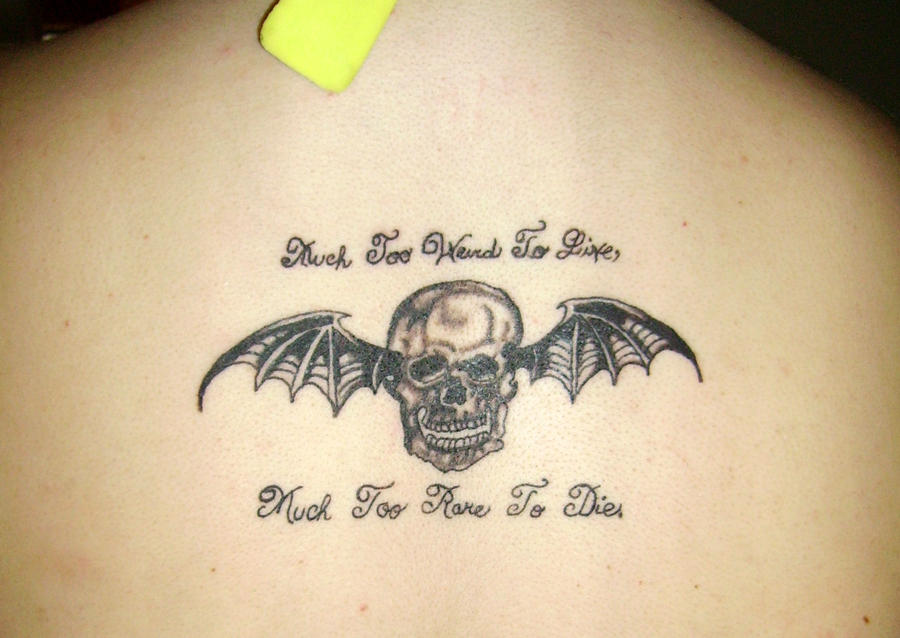 Avenged Sevenfold Deathbat -- First Tattoo by Synyster-Sam on DeviantArt