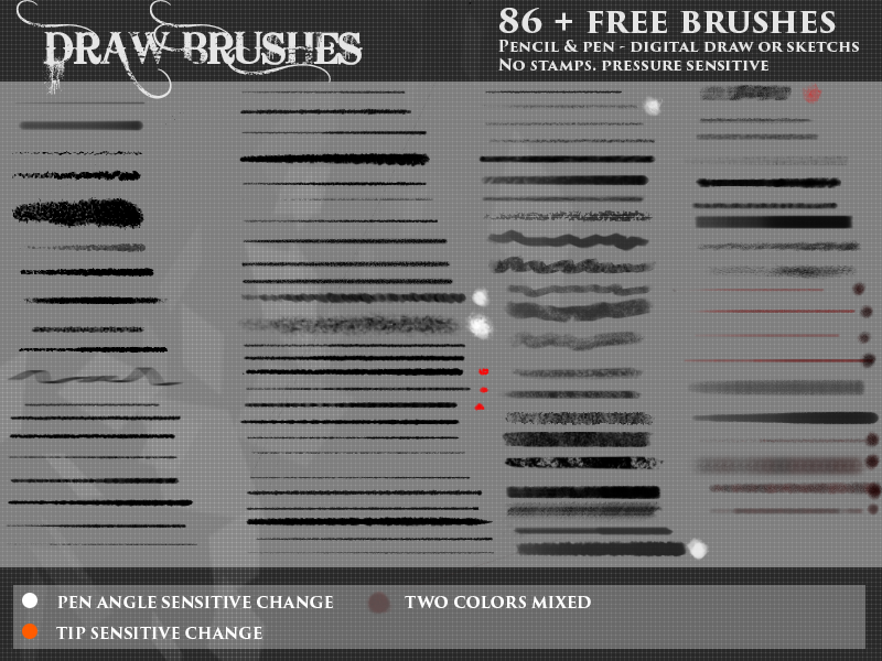 Brushes Pencil draw