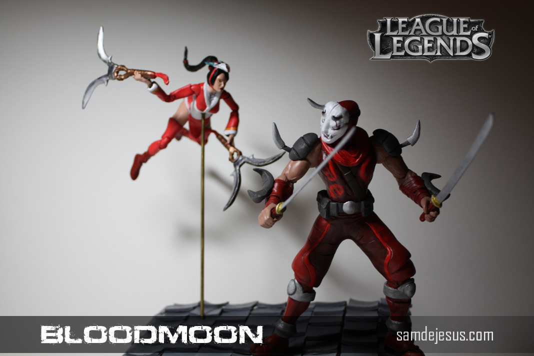 the blood moons, akali + shen