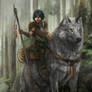 Halfling Wolf Rider