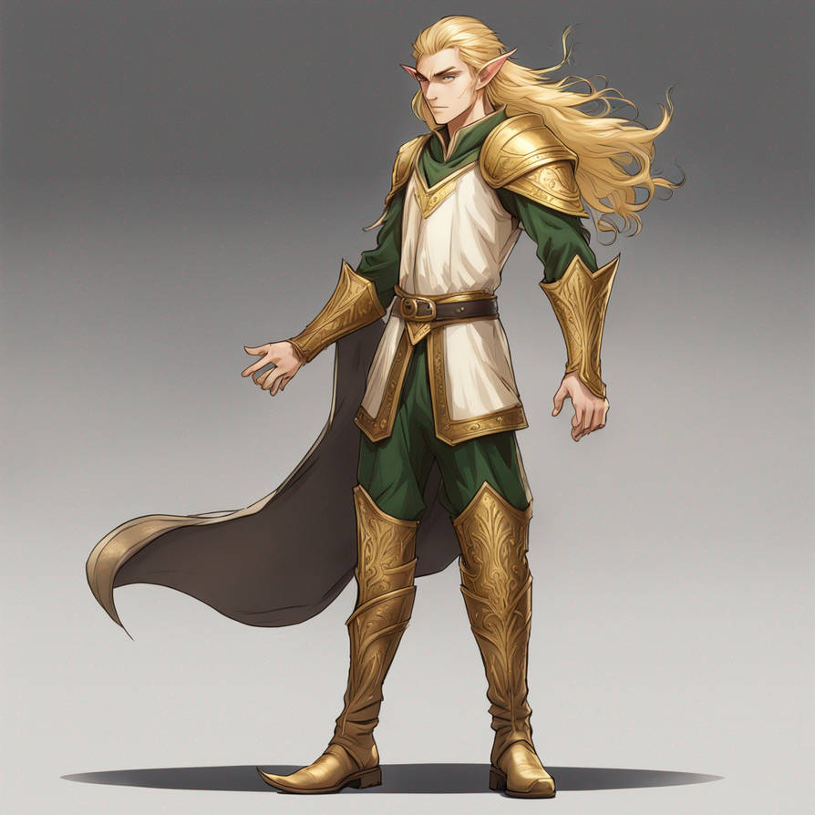 Sun elf prince by afigirlvanessa on DeviantArt