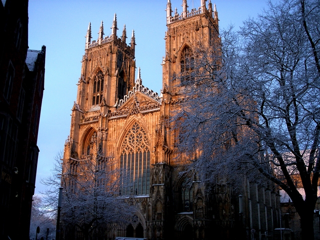 The stunning York minster .