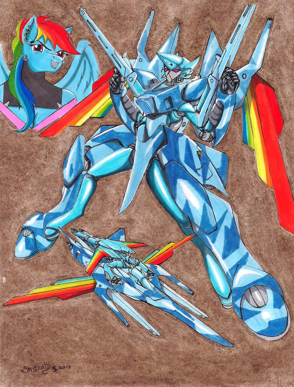 Hardsuit Rainbowdash