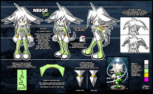 Neige the Cat - Model Sheet