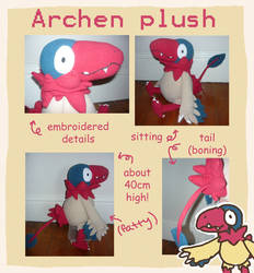 Pokemon Archen plush toy!