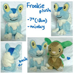 Froakie gen 6 Pokemon starter plush