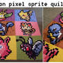 Pokemon Pixel quilt