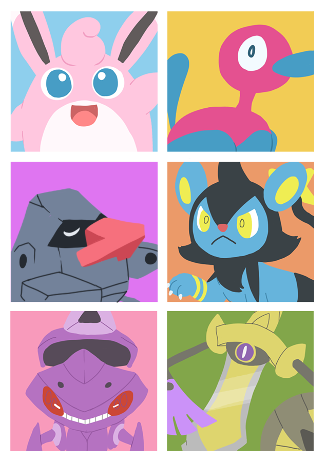 Fave Pokemon each gen meme