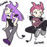 Demon siblings: Rembel and Sabat