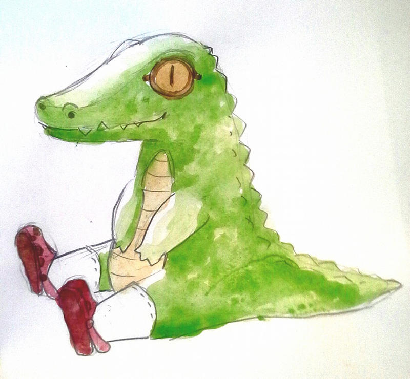 Croc in socks wearing crocs by scilk on DeviantArt