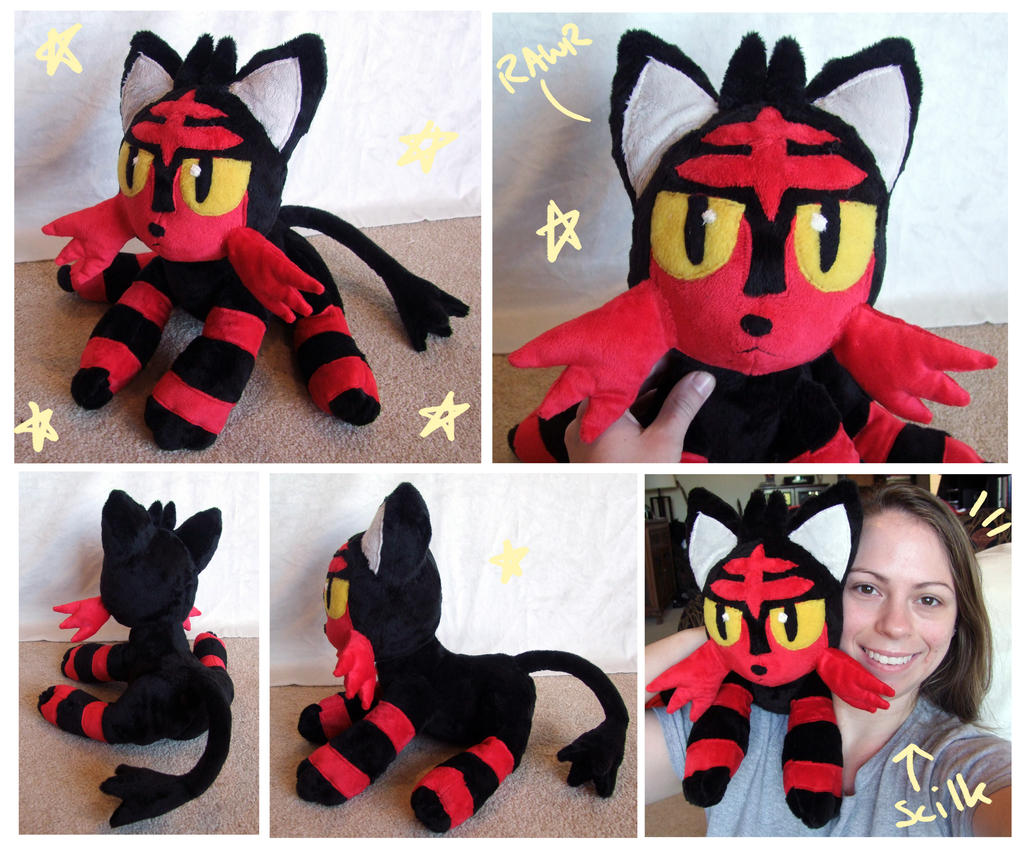 Pokemon gen 7 Litten plush