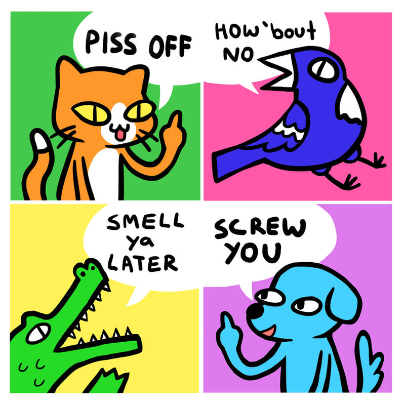 Deviantart Being Rude rude animal v2 by scilk on DeviantArt