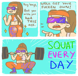 squat every day