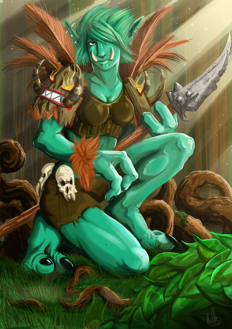 Тролли Амани wow арт