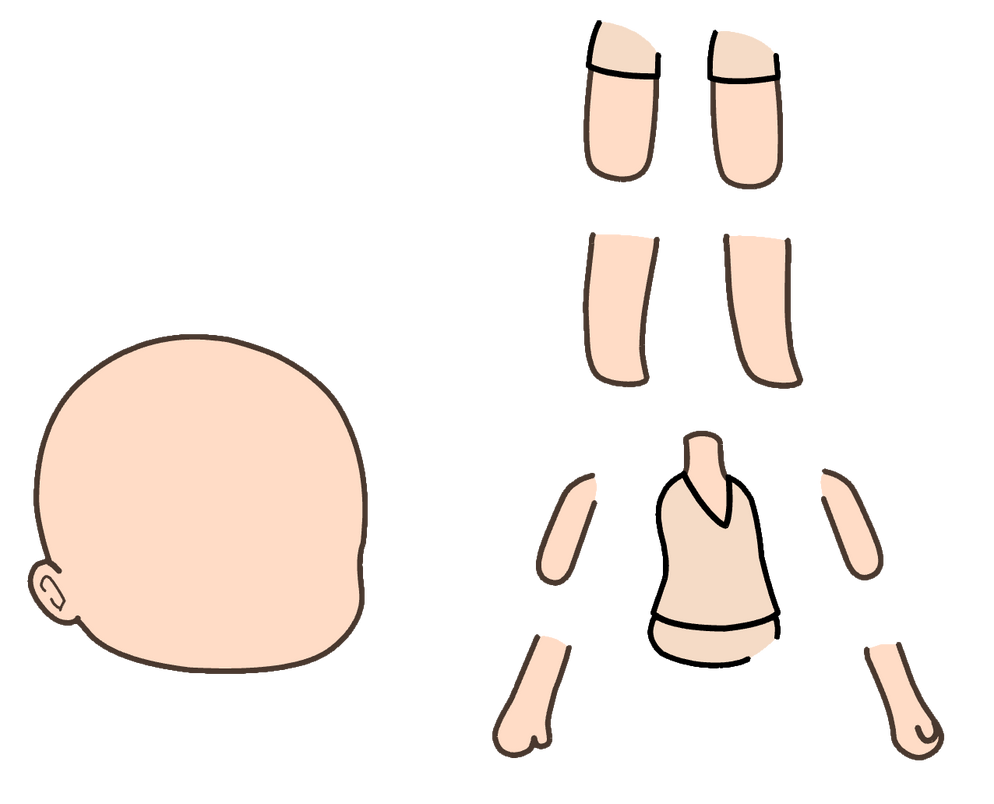 Gacha Base Collection Gacha life base(Free to used) by Sweetwolf05 on DeviantArt