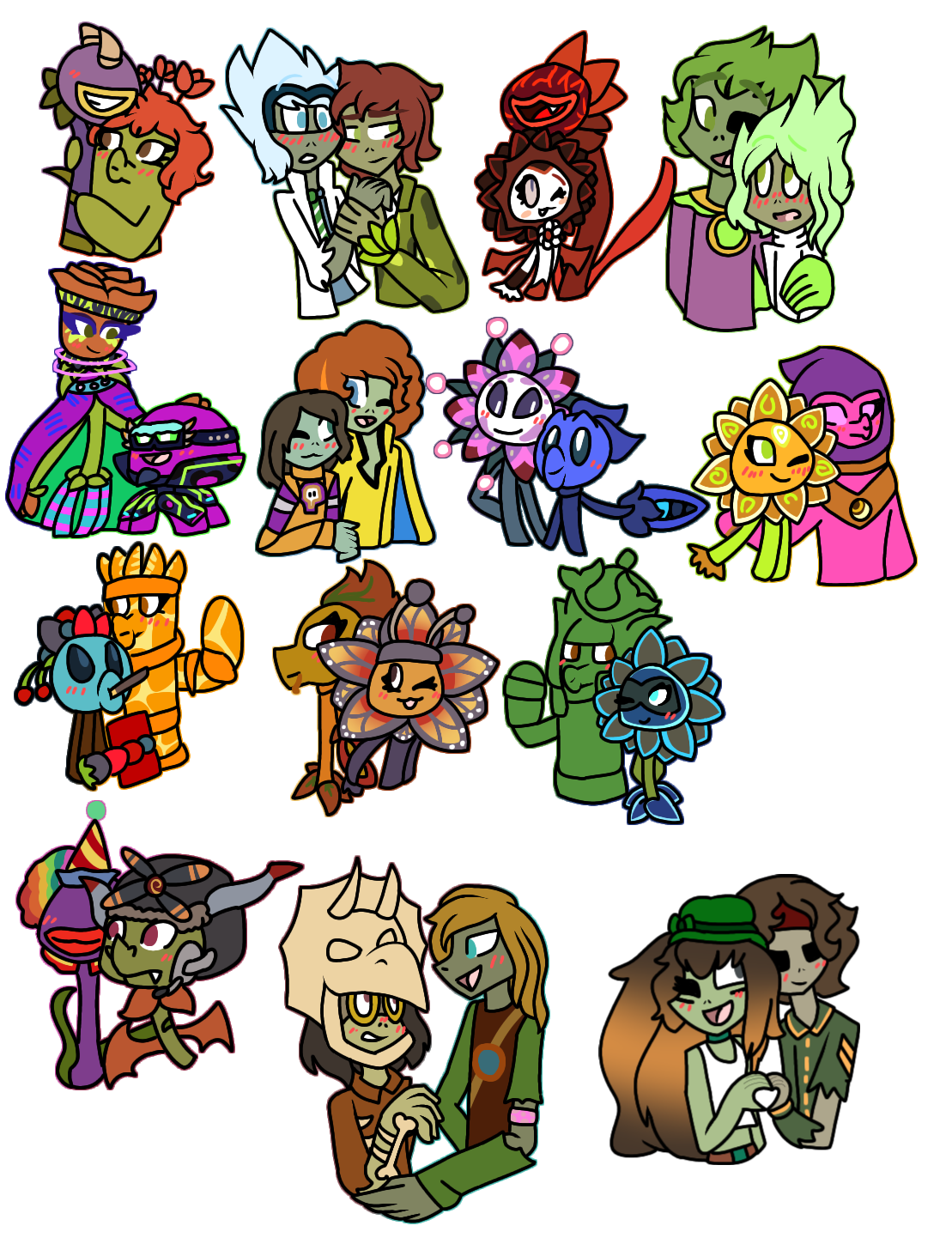 Plants vs Zombies Heroes Characters by JC1234TheToonist on DeviantArt