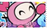 Pink Bomberman Stamp