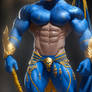 Bodybuilder - Blue and Gold 1 (AI) [pspderek]