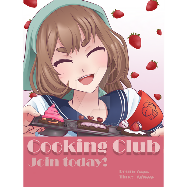 Yandere Simulator Cooking Club Poster By Neronda On Deviantart