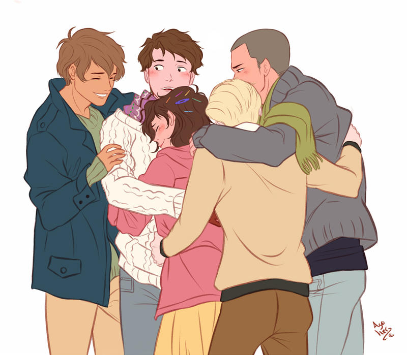 group hug by Azeher on DeviantArt
