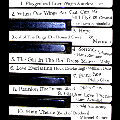 CD Back side: Beautiful Scores