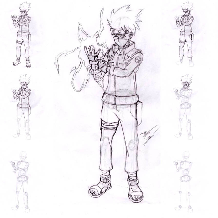 Kakashi Hatake All Line Art Stages By Jarcothe1 On Deviantart