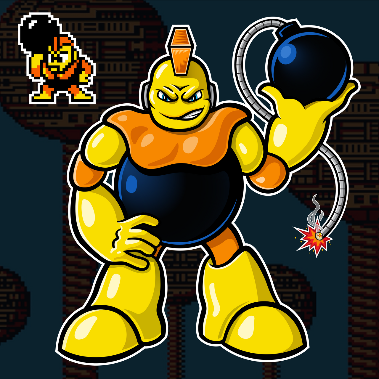 Bombhuman Bomb Man by mcmikemasters on DeviantArt
