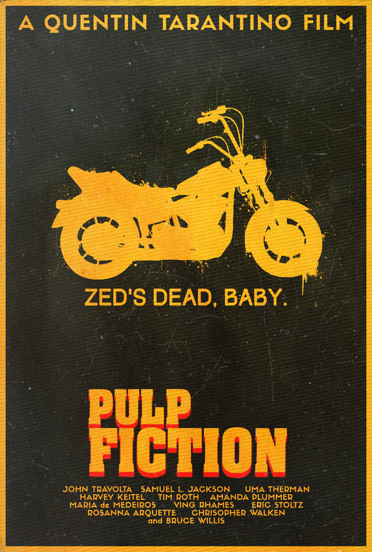 Pulp Fiction Poster by SamRAW08 on DeviantArt
