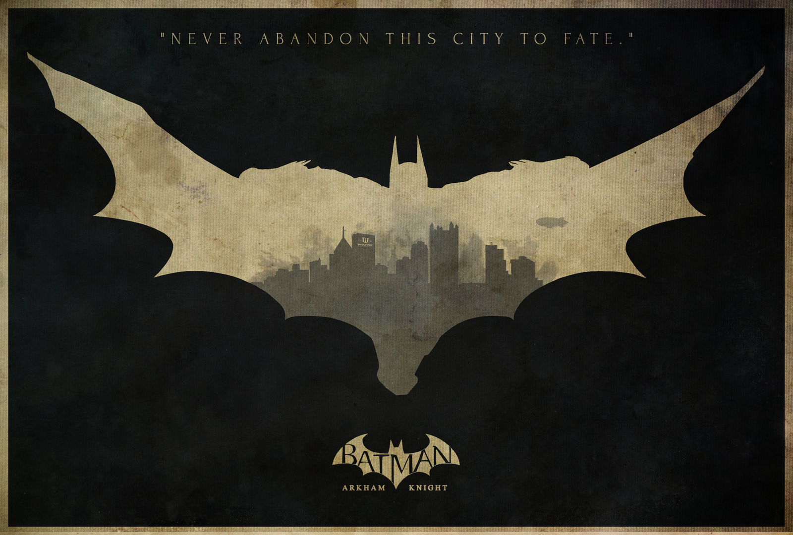 Father to Son - Batman: Arkham Knight Poster