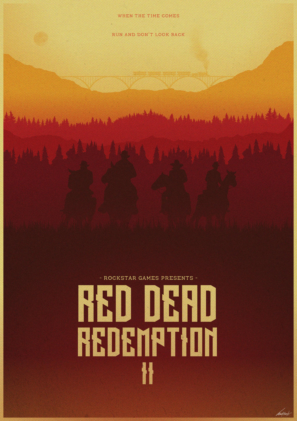 No Looking Back Red Dead Redemption 2 Poster by on DeviantArt