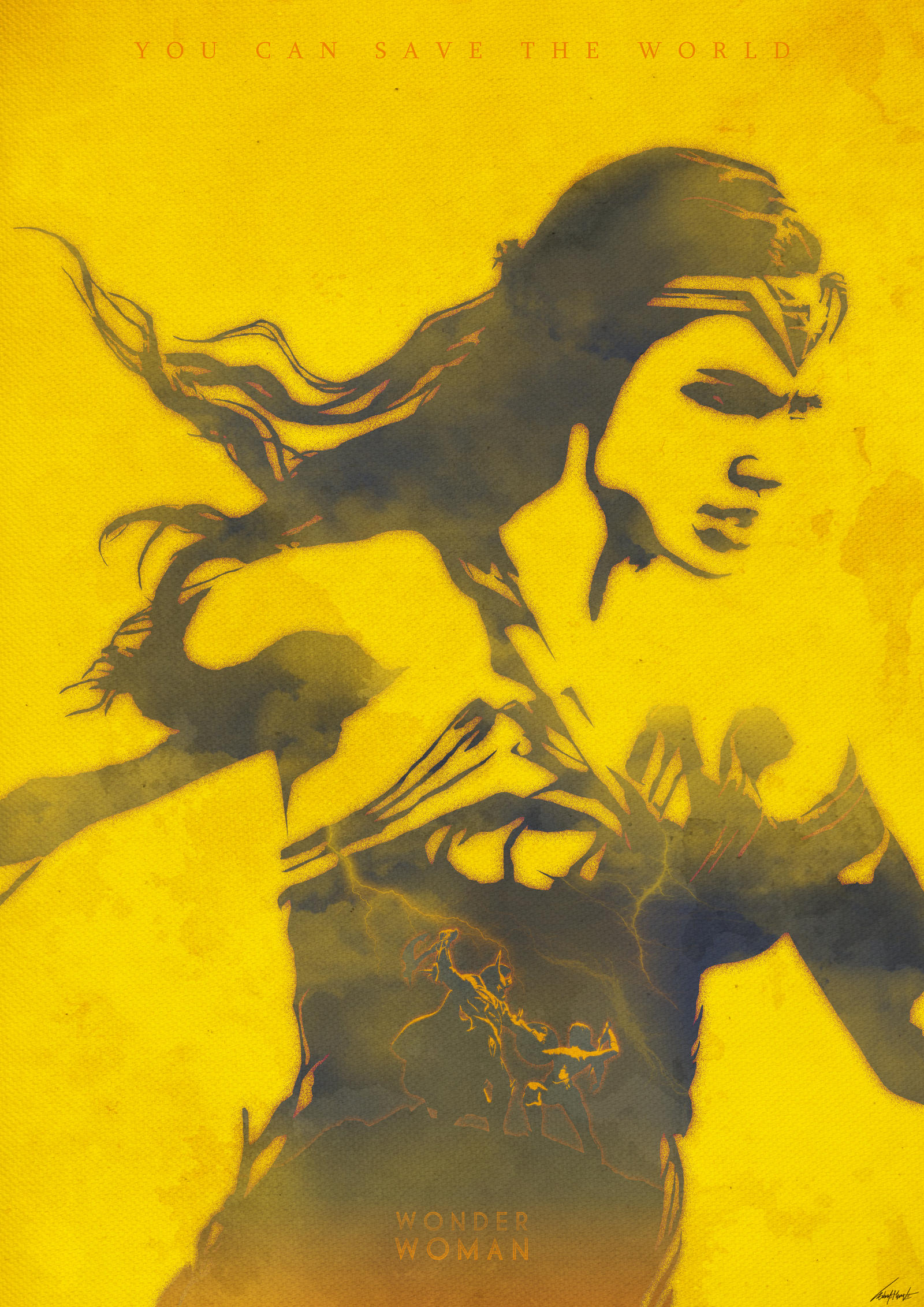 Savior - Wonder Woman Poster