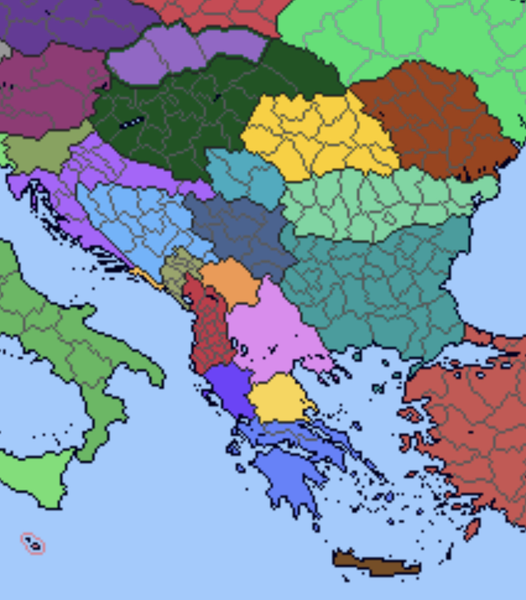 Alternate Balkan borders (2024) by hre1216 on DeviantArt
