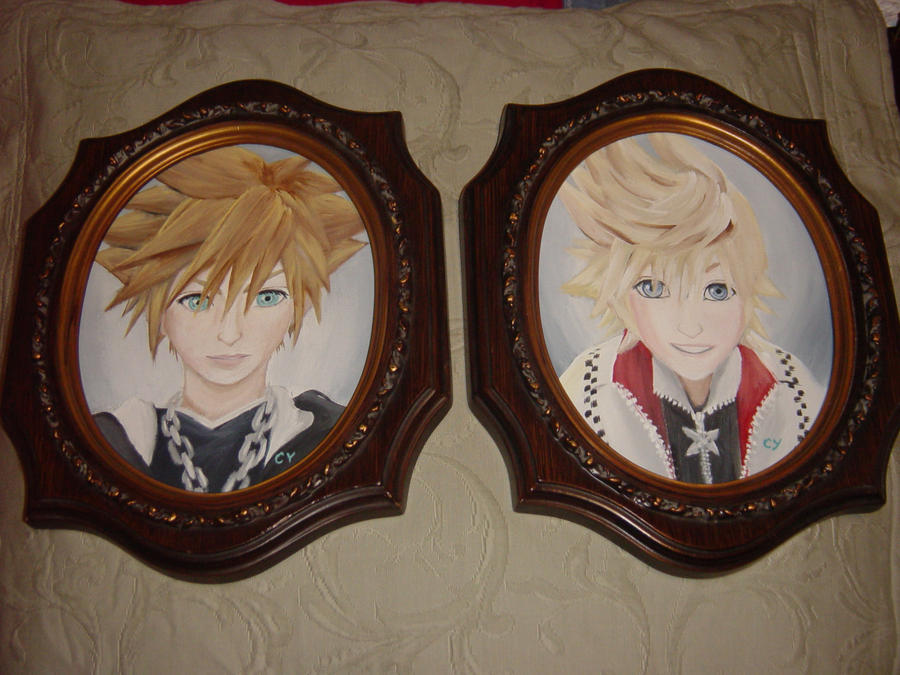 Sora and Roxas in Acrylic