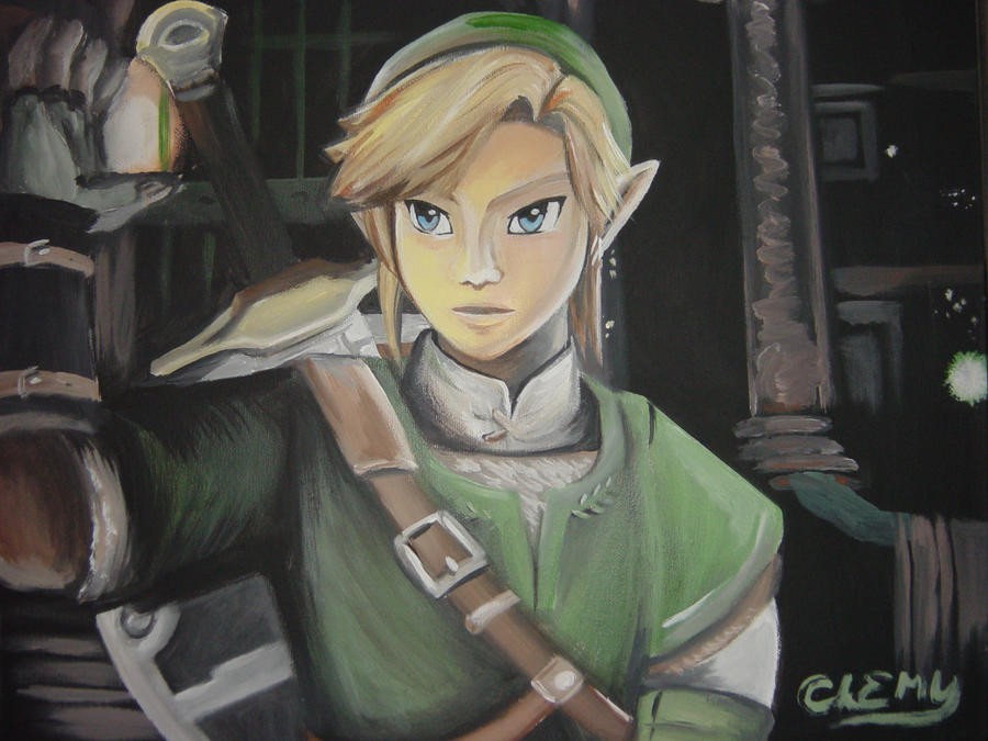 Wii U Link in Acrylic