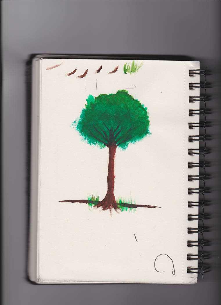 a tree i painted by Tra1animation on DeviantArt