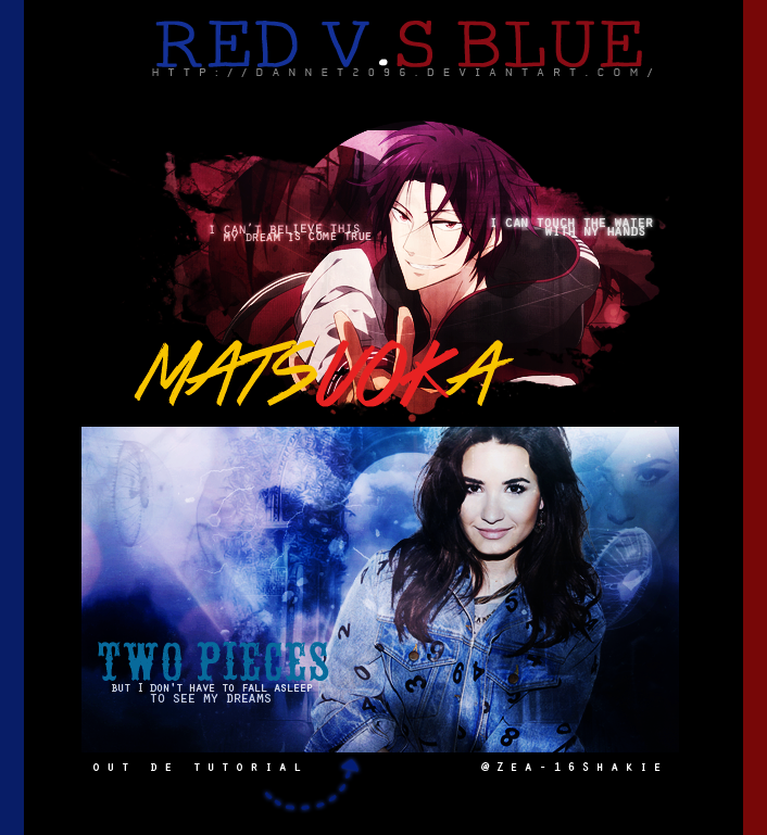 Tagwall-Red v.s Blue|DEMI Y MATSUOKA