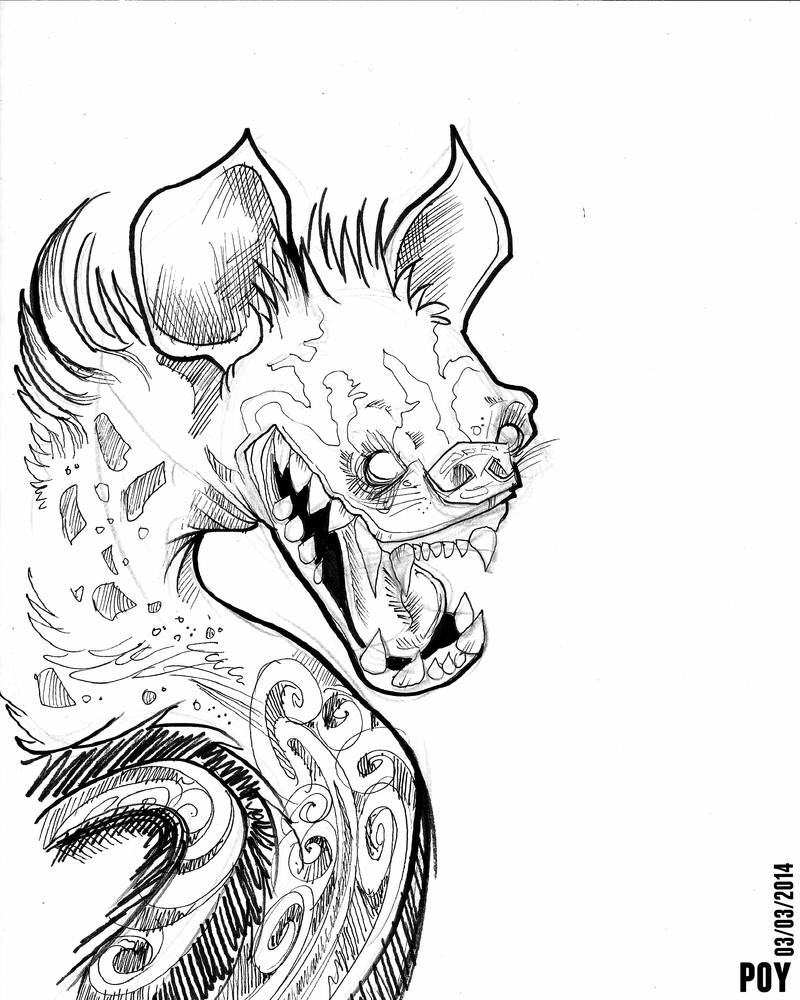 Тату пасти эскиз