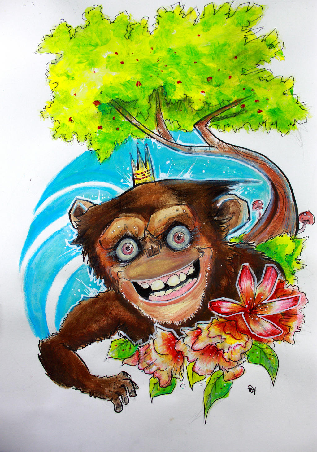 Monkey King Tattoo Design By Officialpoypoy On Deviantart