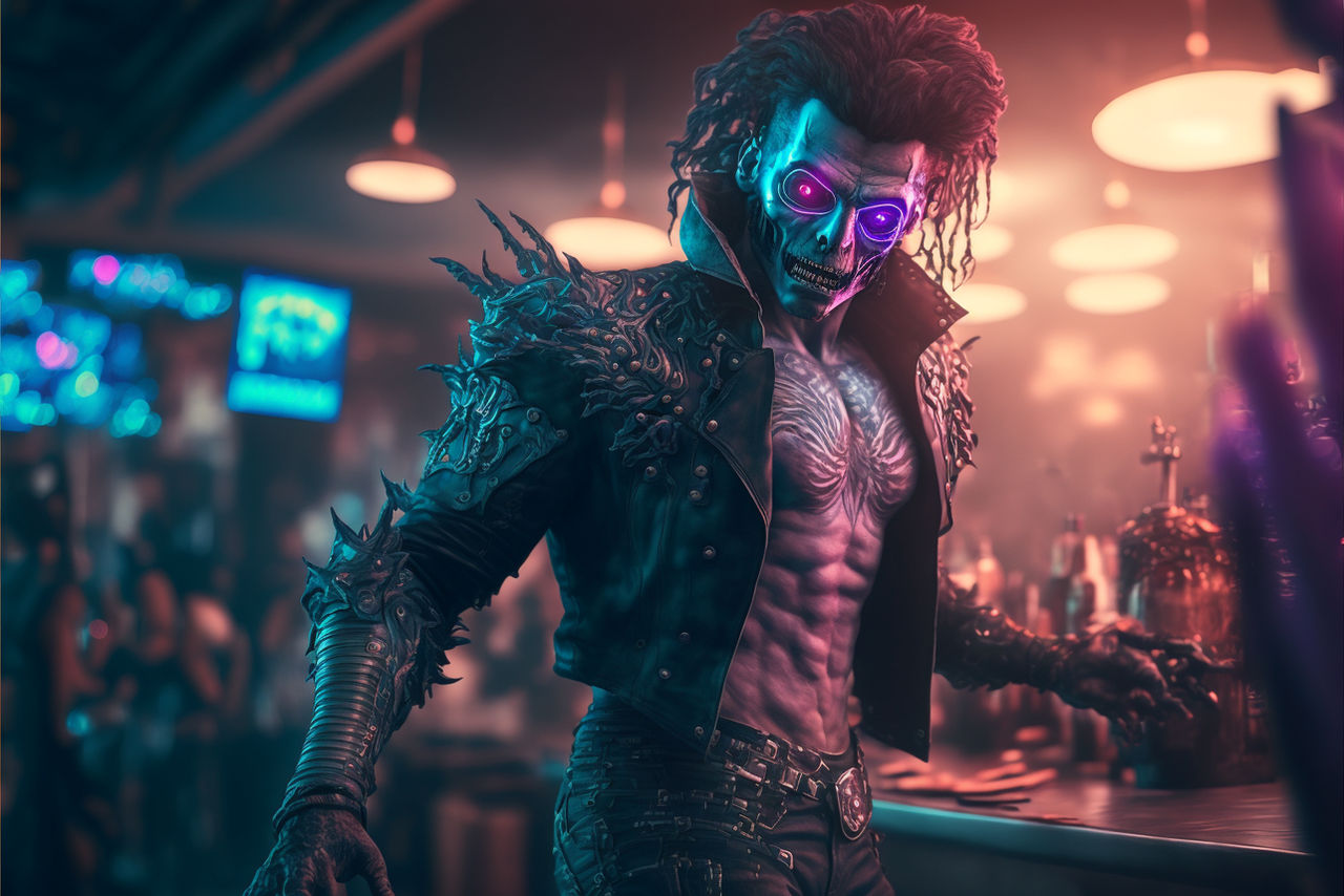 Metal Head Rocker Metal Fever Cyberpunk Rocker And Solo Metalhead 3 by yousifkhaled on ...